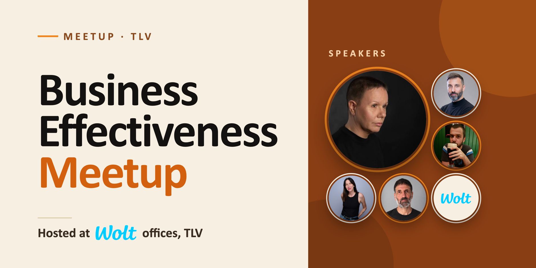 מיטאפ Business Effectiveness בעשרים וארבעה בנובמבר במשרדי Wolt